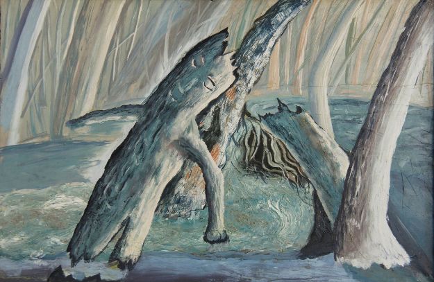 تصویر درختان بریده