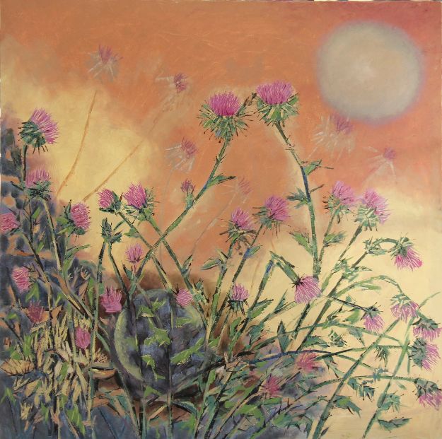 تصویر گل بنفش دوهزار